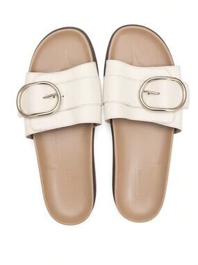 Madewell Chunky Buckle Slide Sandals Size 8.5